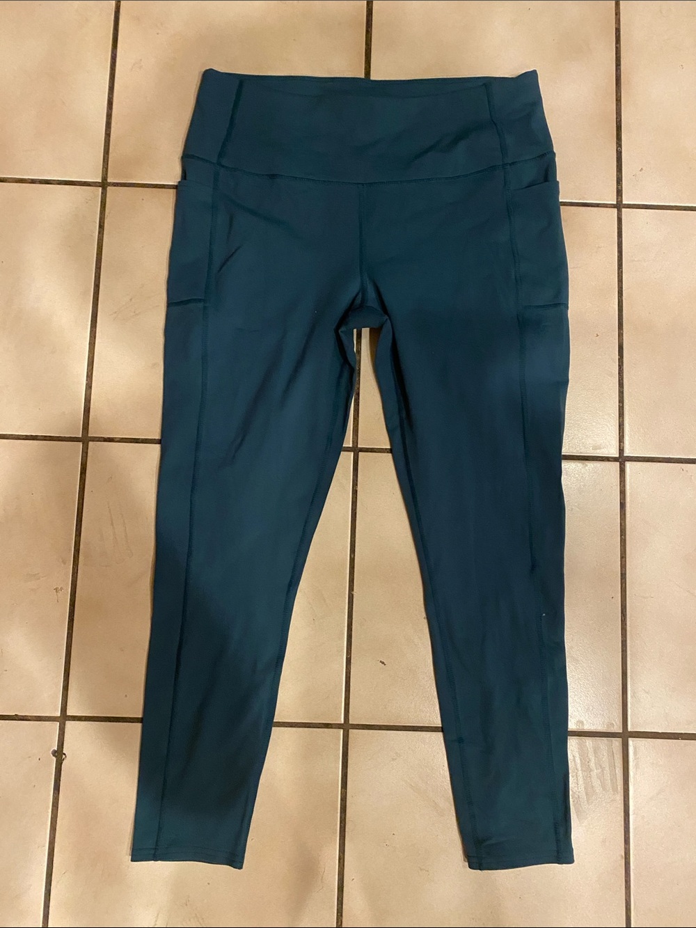 Skechers Deep Teal High-Waist Leggings with Pockets